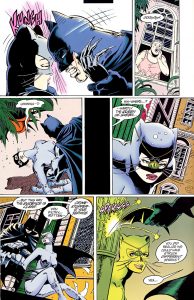 Batman ties up Catwoman and leave her for the cops!