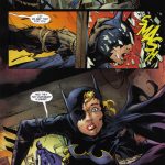 Batgirl's mask is ripped - Batgirl is unmasked