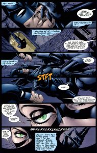 Catwoman tries to unmask Batman