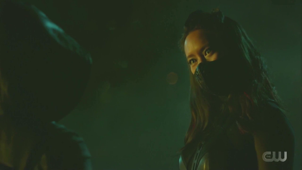 3 masked heroines in Black Lightning (Grace, Lightning, Blackbird