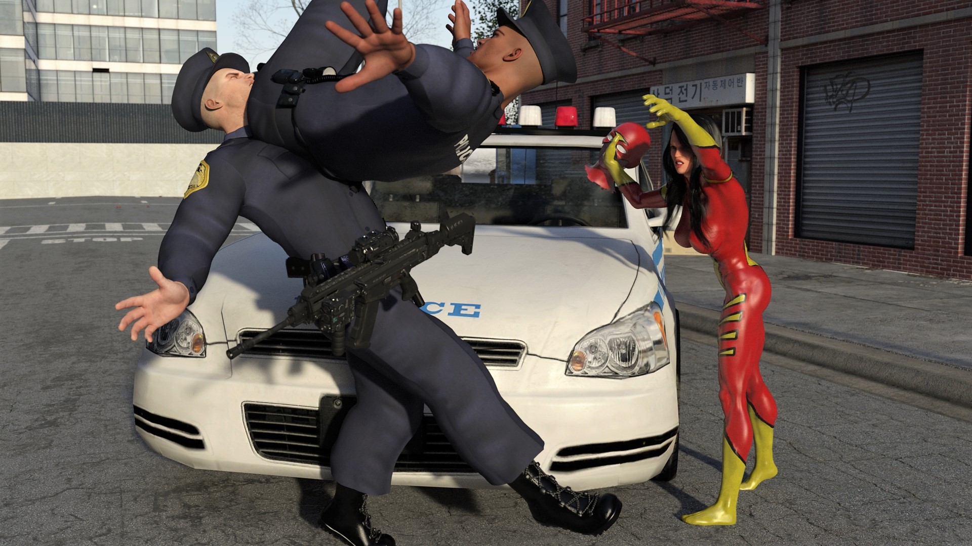 spiderwoman police brutality 15 by mannameded-db7ck7i