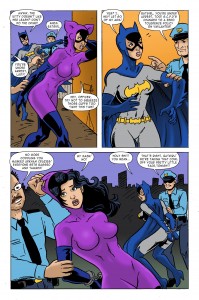 batgirl  catwoman   zero tolerance 2 color by mannameded-dadwknh